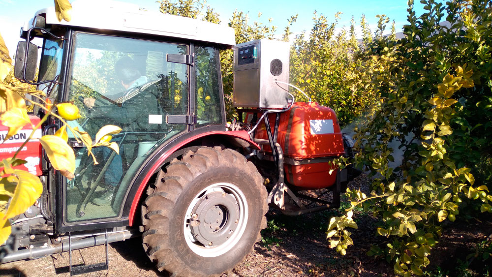 pulverizador de ozono agrícola